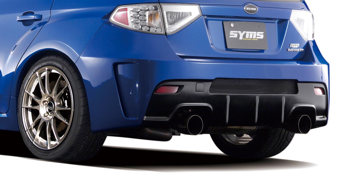 リヤバンパー for インプレッサ GRB/GRF | Syms Racing Team